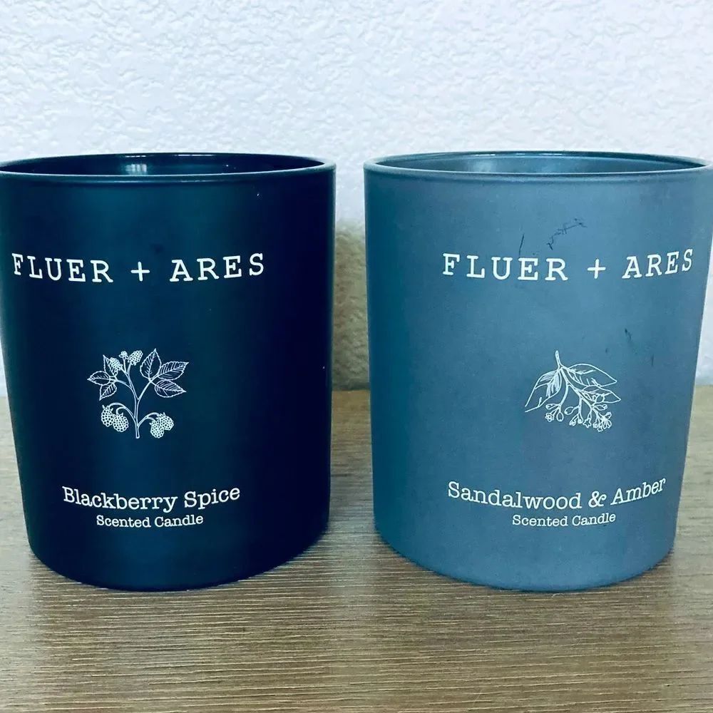 Fluer + Ares Ceramic Jar Vase Planter 2-pc Set